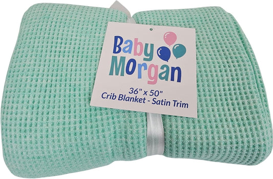 Thermal Waffle Knit Baby Blanket